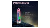 Small Mini Pocket LED Flashlight Torch Keychain Light Rechargeable Lamp BORUiT