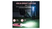 Small Mini Pocket LED Flashlight Torch Keychain Light Rechargeable Lamp BORUiT