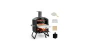 2-Layer Pizza Oven with Removable Cooking Rack 