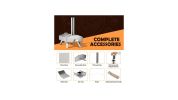 Portable Stainless Steel Outdoor Pizza Oven with 12 Inch Pizza Stone
