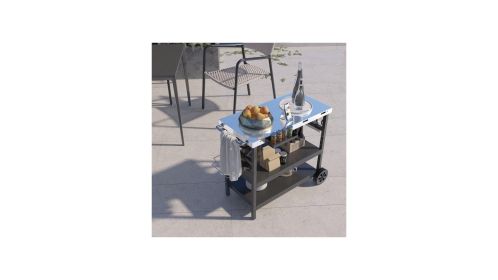 Foldable Outdoor Cart on 2 Wheels with Phone Holder