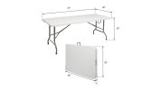 Outdoor Courtyard Foldable Long Table