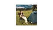 Camping Chair with Footrest and Carry Bag for Lounge Comfort