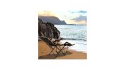 Camping Chair with Footrest and Carry Bag for Lounge Comfort