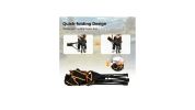 Camping Chair with Footrest and Carry Bag for Lounge Comfort