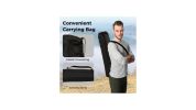 Camping Chair with Footrest and Carry Bag for Lounge Comfort