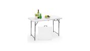 Height Adjustable Folding Table for Camping and Outdoor Events
