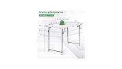 Height Adjustable Folding Table for Camping and Outdoor Events