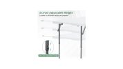 Height Adjustable Folding Table for Camping and Outdoor Events