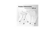 The Folding Stool with Built-in Handle for Adults