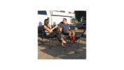 Outdoor Folding Camping Chairs and Table Set with Carrying Bag