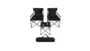 Outdoor Folding Camping Chairs and Table Set with Carrying Bag