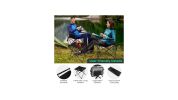 Outdoor Folding Camping Chairs and Table Set with Carrying Bag