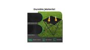 Outdoor Folding Camping Chairs and Table Set with Carrying Bag
