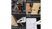 Heavy Duty Multitool | Military Grade Stainless Steel Frame;  Deep Profile