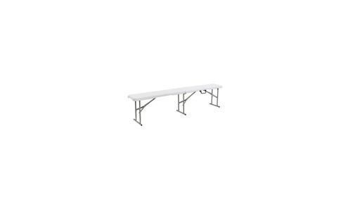 6 Feet Portable Picnic Folding Bench 550 lbs Limited with Carrying Handle-Color