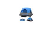 3 Person Outdoor Camping Tent with Removable Floor Mat for Camping Hiking