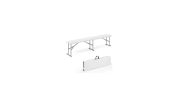 6 Feet Plastic Folding Bench Picnic Camping Dining Seat with Carrying