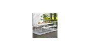 6 Feet Plastic Folding Bench Picnic Camping Dining Seat with Carrying