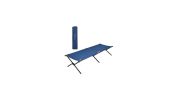 Adults Kids Folding Camping Cot-Blue - Color Blue