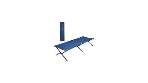 Adults Kids Folding Camping Cot-Blue - Color Blue