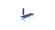 Adults Kids Folding Camping Cot-Blue - Color Blue