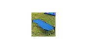 Folding Camping Bed Outdoor Portable Military Cot Sleeping Hiking - Color: Blue