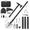 Survival Shovel Survival Axe 28-in-1 Camping Folding Shovels with Hatchet
