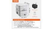VEVOR Portable Toilet for Camping