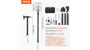 Survival Shovel Survival Axe 28-in-1 Camping Folding Shovels with Hatchet
