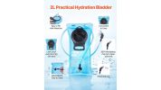 Hydration Pack Backpack 2L TPU Water Bladder Cycling Hiking Running Camping