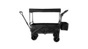 VEVOR Extra Large Collapsible Garden Cart-Black