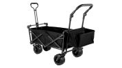 VEVOR Extra Large Collapsible Garden Cart-Black