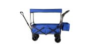 VEVOR Extra Large Collapsible Garden Cart-Blue