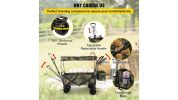 VEVOR Collapsible Folding Wagon with Removable Canopy-Camouflage