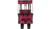 VEVOR Extra Large Collapsible Garden Cart-Red