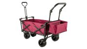 VEVOR Extra Large Collapsible Garden Cart-Red