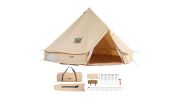 VEVOR 10-12 Person Canvas Glamping Bell Tent