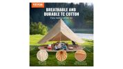 VEVOR 12 Person Canvas Glamping Bell Tent