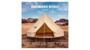 VEVOR 12 Person Canvas Glamping Bell Tent