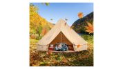 VEVOR 12 Person Canvas Glamping Bell Tent