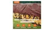 VEVOR Tarp 20x40 ft 16 Mil Extra Thick-Brown