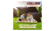 VEVOR Tarp 20x40 ft 16 Mil Extra Thick-Brown