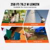 VEVOR Braided Nylon Cord, 3/16 inch by 250 feet