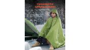 Wearable Warm Stadium Blanket Outdoor Army Green