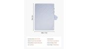 Wearable Warm Stadium Blanket Outdoor Light Grey
