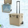 Hard Cooler with Wheels and Handle - 42 Quart Capacity