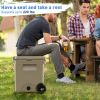 Hard Cooler with Wheels and Handle - 42 Quart Capacity