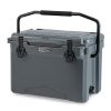 Hard Cooler with Aluminum Handle and Cup Holders, 25 QT 