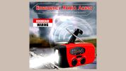 Storm Safe Emergency AM/FM/NOAA Weather Band Radio With Solar Flash Light